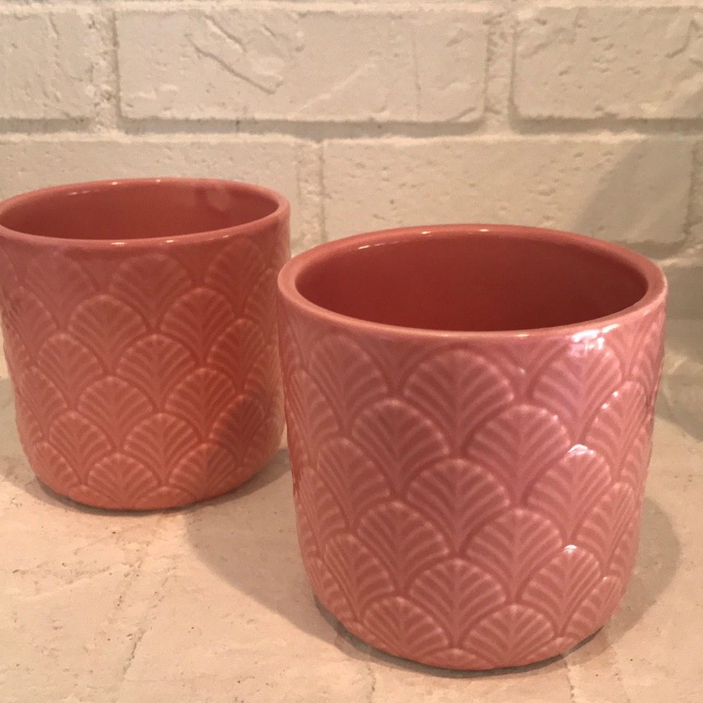 2 New Ceramic Planters NWOT - Picture 3 of 10
